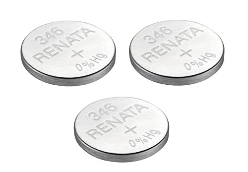 Batería de reloj Renata 346 SR712SW 1.55V 3 unidades miniatura 1