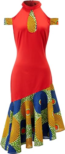 Image of Women's African Print Dress Ankara Sexy Dress Wedding Dresses