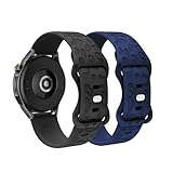 2 Piezas Silicona Correas para Amazfit Cheetah/Cheetah Pro Correa, Suave con Estampado de Leopardo Correas de Repuesto Ajustable Deportiva Pulsera Compatibles con Amazfit Cheetah/Cheetah Pro Banda (4)