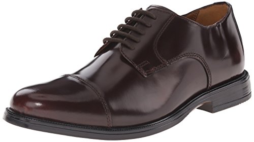 Bostonian Men's Kinnon Cap Derby, Burgundy Leather, 13 M US