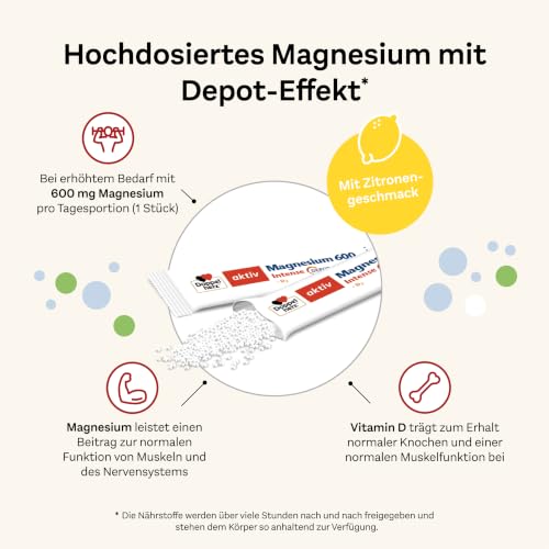 Doppelherz Magnesium 600 Intense + D3 DEPOT DIRECT - mit Zitronen-Geschmack – Ansicht 3