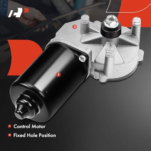 Image of A-Premium Front Windshield Wiper Motor Compatible with Volvo XC90 2004-2014, Sport Utility, 5-Pin