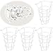 (4 Pack) White Fire Sprinkler Head Guard for Both 1/2" & 3/4" Sprinkler Head 6" Deep Cage