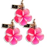 LABOTE Handgemachte thailändische Bio Naturseife Plumeria Pink mit typischem Duft, 3 Stück