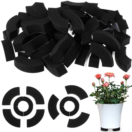 Breling 50 Pack Non-Slip Plant Pot Risers