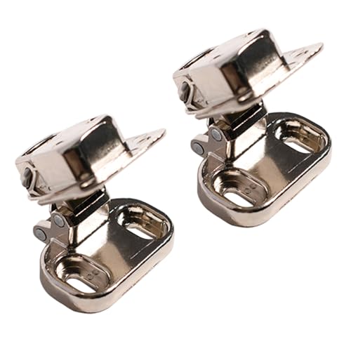 2PCS Hinge Compatible with Candy Hoover Integrated Washing Machine Cupboard Door 92784297 - Metal
