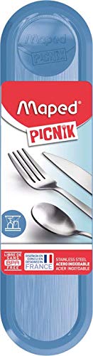 Kit Talheres Picnik Maped Azul