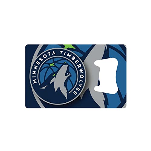 Aminco NBA Minnesota Timberwolves Credit Card Bottle Opener Magnet