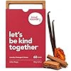 Kind Laundry Detergent Sheets 60 Loads Amber Rouge EWG Verified, No Residue After Wash, Eco Plastic-Free Liquidless Laundry Soap, Non-Toxic Formula, for Sensitive Skin, Travel & Dorm Friendly