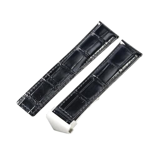 20 22 24mm ���U�[�E�H�b�`�A�N�Z�T���[ �z�C���[�^�O�V���[�Y�Ή� �ϊ��� �ϋv�� �\���b�h�X�e�����X�o�b�N�� ���v�X�g���b�v(Black-ST-Z5,24mm)