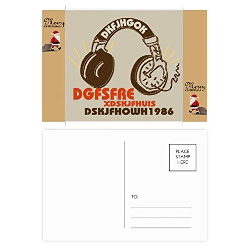 Cartes postales Père Noël marron Sourcingmap x20 pour envoyer vos voeux sans manquer de place