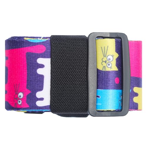 Image of Luggage Straps for Suitcases TSA Approved Easy Pack Organized Suitcase Strap, Luggage Strap, Luggage Belt Strap, Bag Straps for Luggage. Buckle Straps Travel Accessories (Cat)