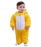  Hooyi - Mono - para bebé niño Amarillo Amarillo 80 cm