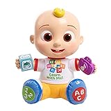 CoComelon Interactive Learning JJ Doll with Lights, Sounds, and Music to Encourage Letter, Number, and Color Recognition, by Just Play