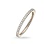 Produktbild Thomas Sabo Damen-Ring Silber vergoldet Zirkonia weiß Gr. 52 (16.6) - TR1980-416-14-52