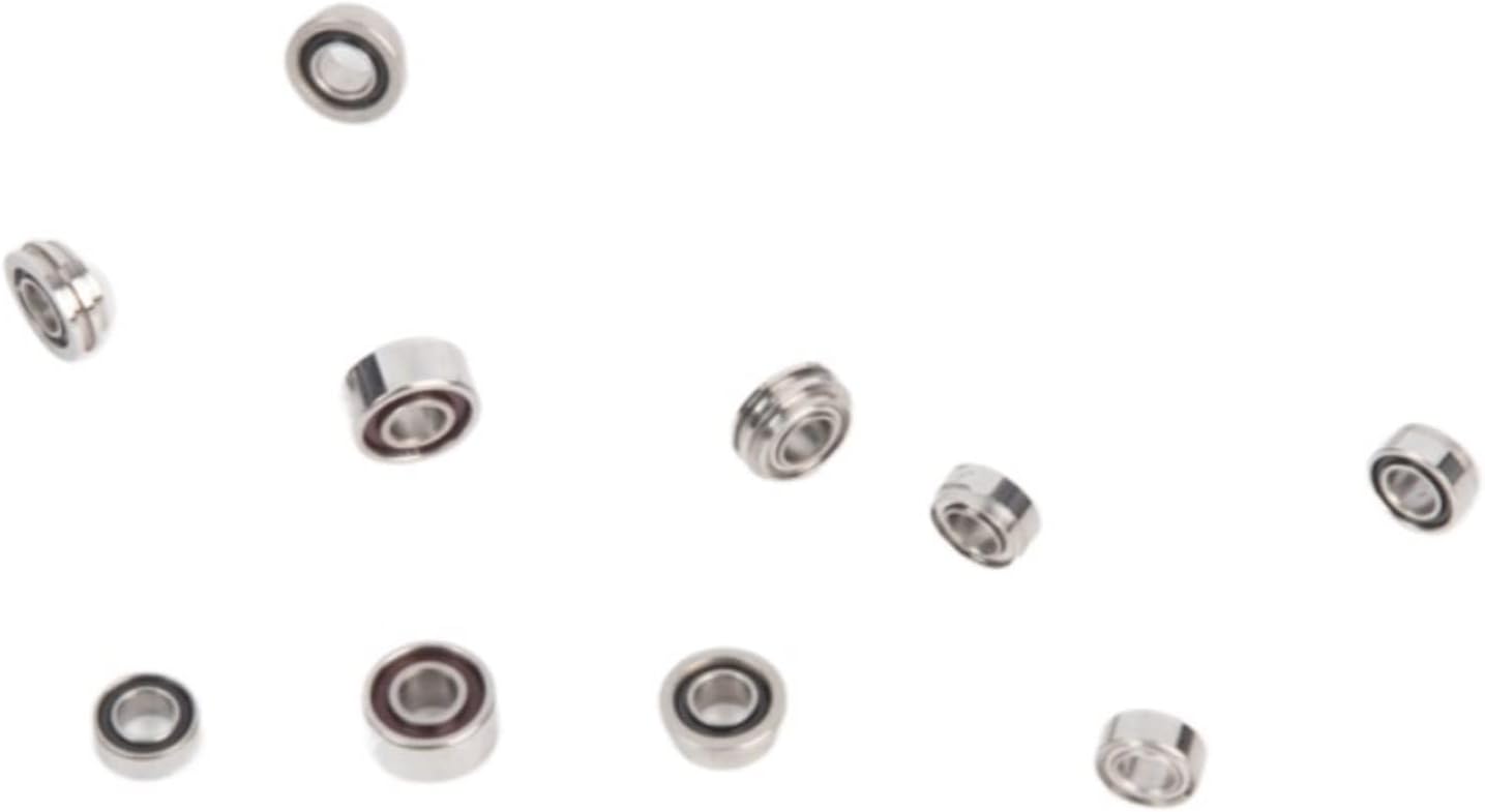 Youngran 10pcs T2/T3 handpiece Turbine Cartridge Rotor Bearings SR144TLZWN 3.175x6.35x2.78mm Leisurely (Inner Diameter : 3.175, Outer Diameter : 6.35)