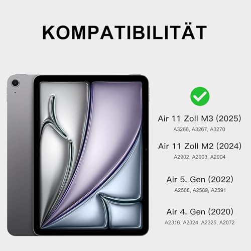Funda teclado iPad Air 11 pulgadas M4 con Bluetooth y soporte 2