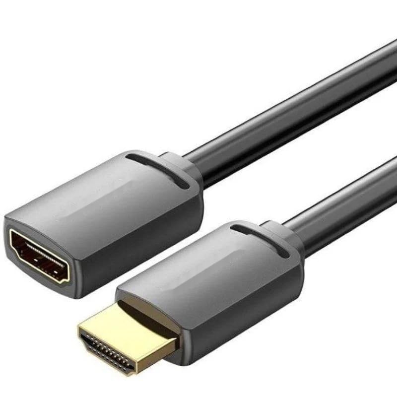 Watio Wave Cable alargador hdmi - cable de 2 m, compatible con 4K, macho a macho, alta velocidad, ideal para transmitir audio y video de calidad superior.*