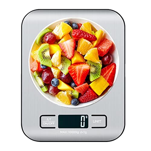 Balança Digital De Cozinha Alta Precisão 1g A 10kg Aço Inoxidável De Grau Alimentício