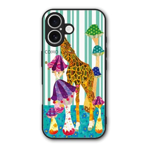 COMO �f�U�C�� iPhone16Pro�݊��i �P�[�X Slim case �X�����P�[�X �ϏՌ� �O���b�v �A�C�t�H��16�v���݊��i �X�}�z�P�[�X �ی� �X�}�z�J�o�[ �A�j�}���� �L�����ƃL�m�R �X�g���C�v como0009