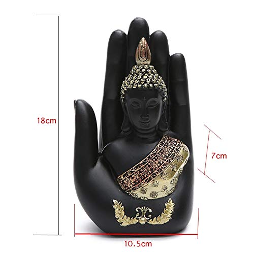statuetka Buddy, Tajlandia zielona żywica budda Feng Shui medytacja figurka wystrój