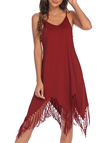 AI'MAGE Damen Schwimmen Cover Ups Swing Kleid Cover