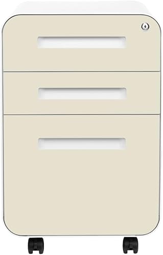 Vista 67 de Stockpile - Archivador móvil de 3 cajones, calidad comercial, preensamblado Negro