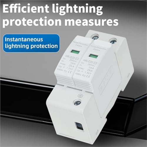 Parafoudre domestique 4P AC385V protégez vos appareils contre la foudre 100KA - 4