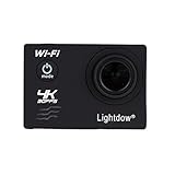 Lightdow Action Camera 4K WiFi Ultra HD Waterproof 30M Sports Camcorder with 170° Sony Sensor, 2 Batteries and Mounting Accessories Kits