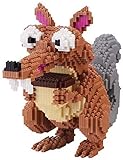 Nuova concezione scrat blocchi costruttivi.Ispirato da anime film, si compone di 8.730 nano-blocchi che compongono i dettagli migliori e i blocchi di costruzione di modelli più grandi..