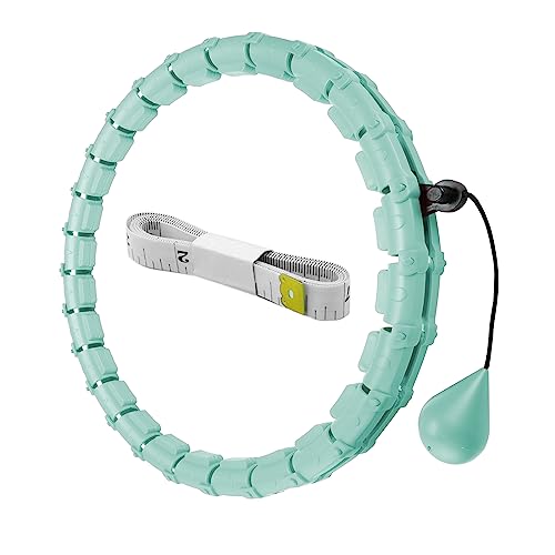 Pterygoid Hula Reifen Hoop Erwachsene,Smart Hula Fitness Reifen mit Gewicht...