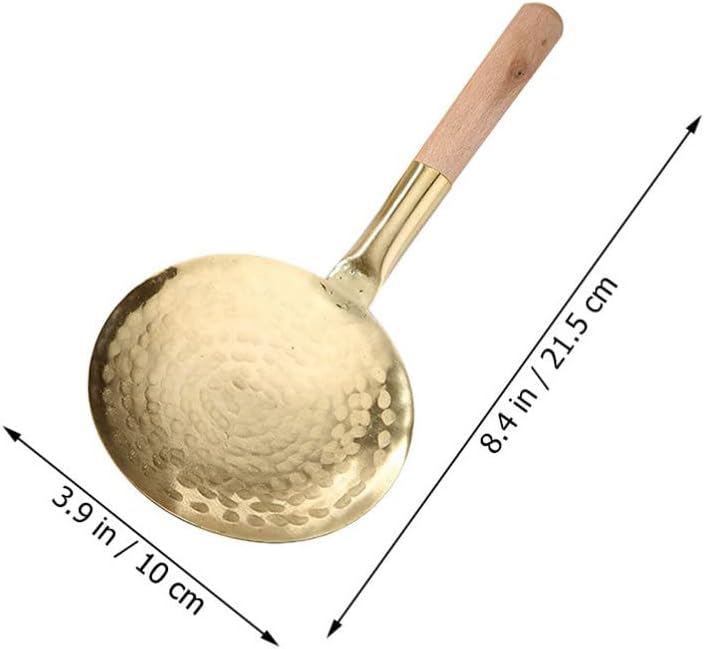 Kichvoe 8.46 Inch Multi-Use Kitchen Tofu Spoon Practical Flat Soft Tofu Ladle Food Scoop for Smooth Serving in Home and Restaurant