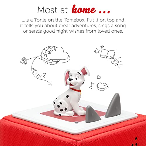 tonies Audio Character for Toniebox, Disney's 101 Dalmatians, Audio Book Play for Children for Use with Toniebox Music Player (Sold Separately)