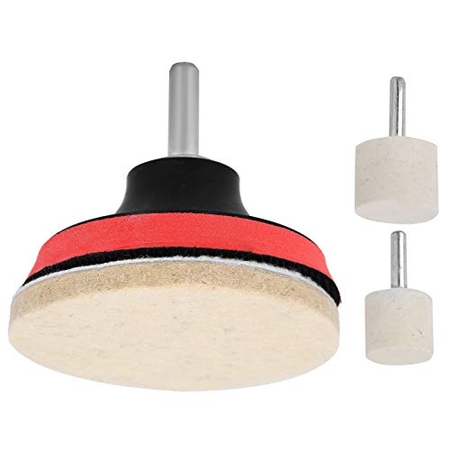 Kit de polimento de vidro, polidores e amortecedores de carro, conjunto de remoção de arranhões, kit