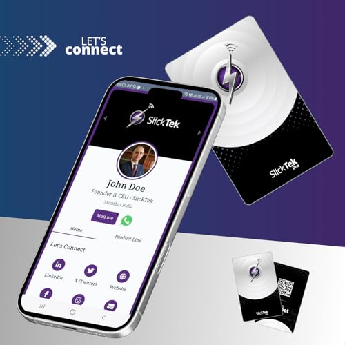 Image of One NFC Digital Business Card I Zip-Tap Antimetal NFC Sticker I 1 Year Software Subscription I Design Concierge (Grey)