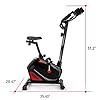 Magnetic Upright Exercise Bike Stationary Indoor Cycling Bike with Tablet Holder for Home Cardio Workout 300 LBS Capacity