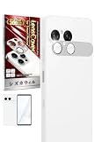シズカウィル Xperia 10 vii 用 カメラ保護 カメラカバー カメラレンズ 强化ガラス 気泡レス 全面保護 保護フィルム フィルム ガラスフィルム レンズ保護 レンズカバー SO-52F 用 SOG16 用 シルバー 1個入り