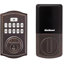 Kwikset SmartCode 260 Keyless Entry Electronic Keypad Deadbolt Door Lock with Auto-Lock, Custom User Codes, Advanced Security in Venetian Bronze Traditional