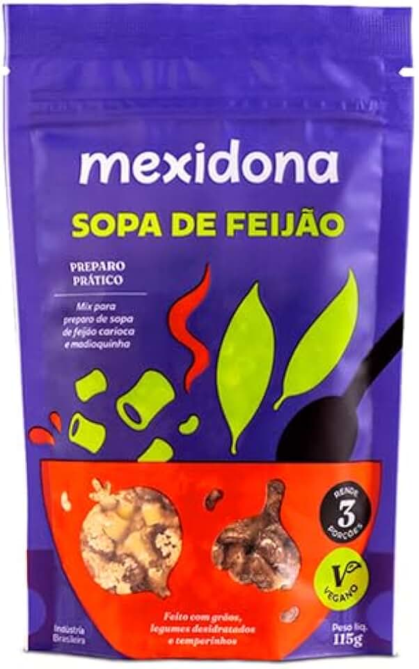 Sopa de Feijão Mexidona Vegana 115g