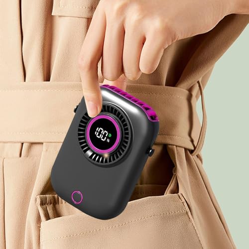 Ventilateur portable pour camping et plage avec 5 vitesses réglables