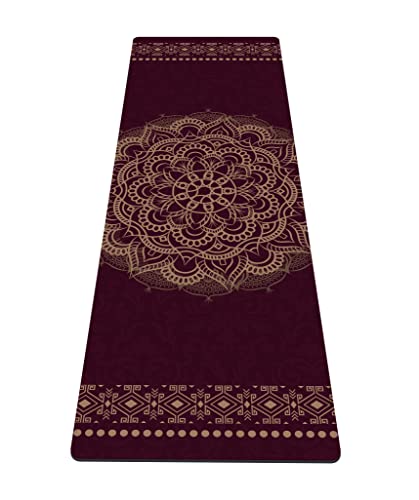 Nuveti Yoga Mat Eco Friendly Tpe Non Slip Fitness Exercise Mat With Carrying Bag,72"X24" Extra Thick 6Mm Exercise & Workout Mat For Yoga, Pilates Fitness And Floor Exercises #TOP10