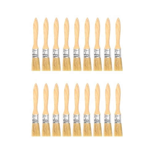 Pennello per bordi di radiatori, Confezione da 36 pennelli da 1 pollice colore legno 24 mm x 175 mm for aree difficili da raggiungere del radiatore