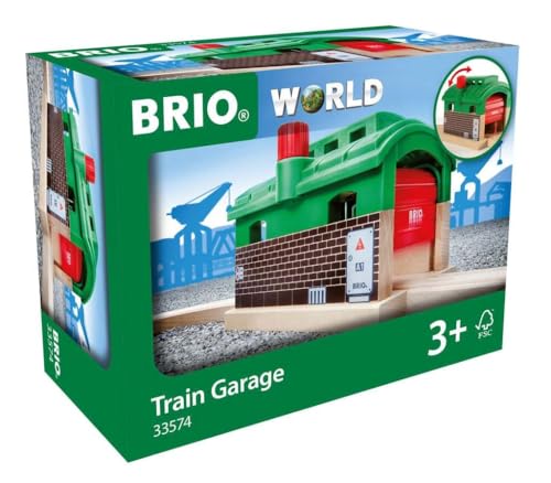 Brio 63357400 Parowozownia (63357400) Bezpieczna Zabawka Dla Dzieci Powyżej 3 Lat