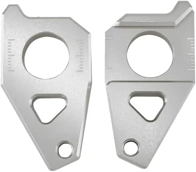 Universal Motorcycle Chain Adjuster Rear Axle Regulator Compatible With TMAX530 T-MAX530 T MAX 530 TMAX530 FZ8 FZ 8 FZ1 FZ 1 YZF R1 Universal Fit Aftermarket Replacement(Titanium)