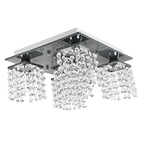 Lustre moderne en cristal G9 plafonnier de chambre moderne