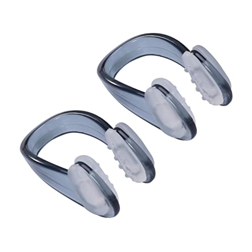 Toddmomy Silicone Nose Clip for Swimming Diving and Swimming Pool Use Comfortable and Padded for Adults 6 Sets of Pink Black Blue