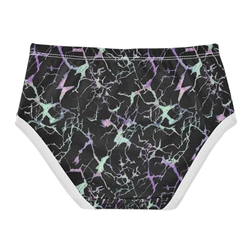 Pastel Marble Girls' Underwear, Toddler Briefs, Girls Cotton Underwear, 2–8 Years2