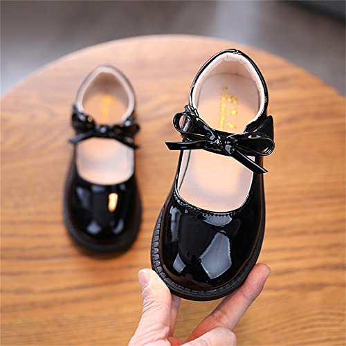 Girls Sandals Children Wearproof Stretch Single Student Shoes Children Performance Princess Doudou Small Leather Shoes2