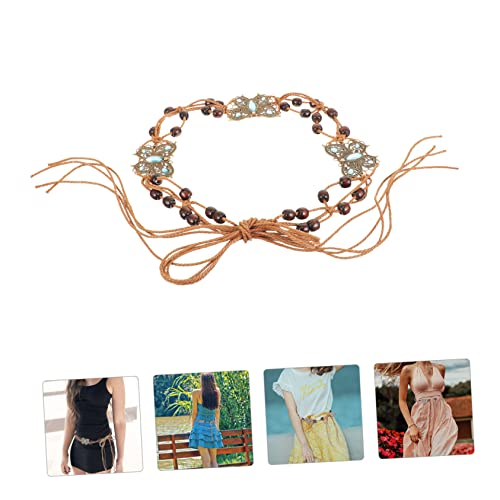 BESTYASH Bohemian Wide Rope Woven Belt for Women Retro Style Waist Belt for Dresses4