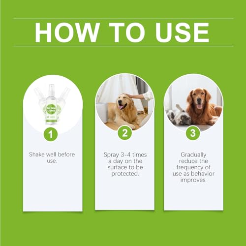 KOAHDE Bitterspray für Hunde und Katzen,Anti-Kratz-Spray für Katze & Hund,Anti Kau Spray für Katzen,Fernhaltespray für Hunde,Katzenabwehrspray für Katzen Effektiv,50ML,1PC
